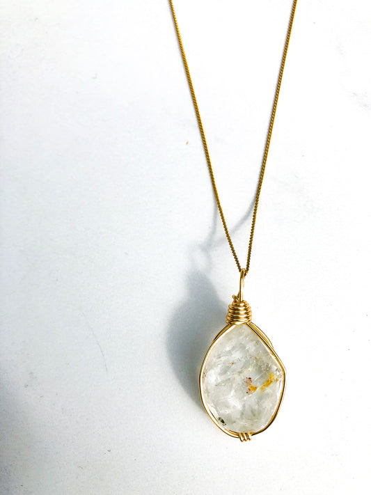 Rutilated Quartz Necklace